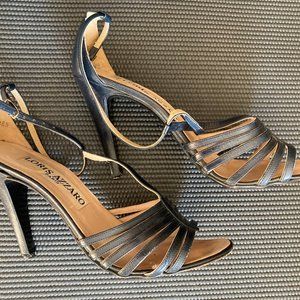 The Sexiest Strappy High Heel Italian Leather Pumps 8 1/2 Loris Azzaro
